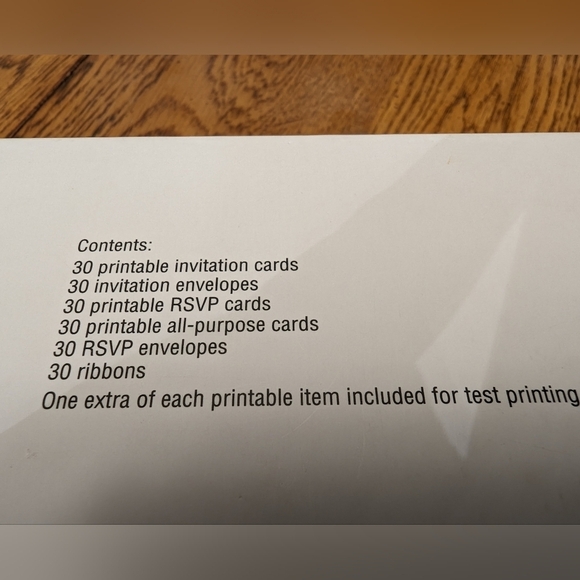 Celebrate it Wedding Invitation Kit 30 Sets (white & teal lovebirds) NIB - Picture 10 of 11